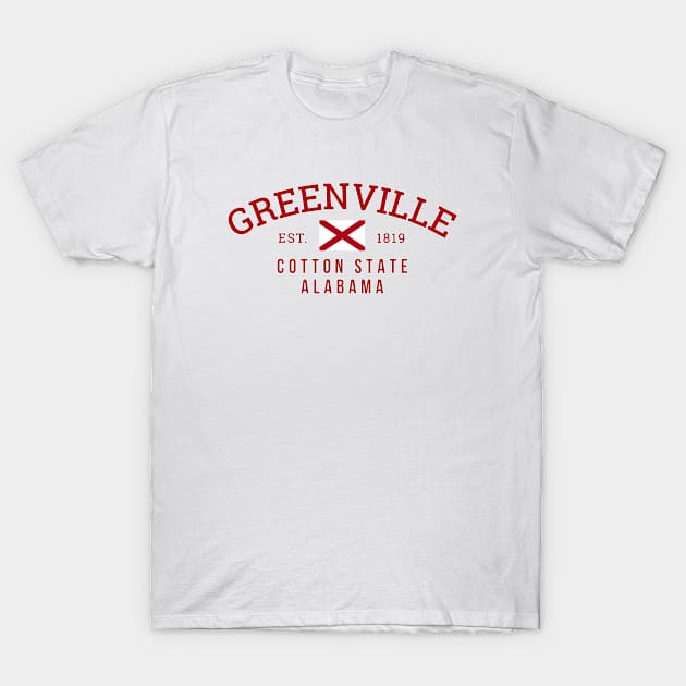 Greenville Alabama USA T-Shirt by urban-wild-prints